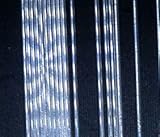 uGems 30 Gauge .999 Fine Silver Round Wire Very Thin 0.010