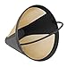 Podoy Gold Coffee Filter with Charcoal Water Filters Cone Style #4 Tone Permanent 6-12 Cup Washable Reusable for Cuisinart Machines and Brewers