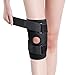 Knee Brace, Relieves and Supports Meniscus Tear, Arthritis, PCL, ACL, LCL, MCL, Tendinitis Pain, Running, Sports Play, Open Patella Dual Stabilizers, Neoprene Brace, Non-Slip Straps (One Size, Black)