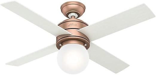 Amazon Com 44 Satin Copper Ceiling Fan W Led Light Wall