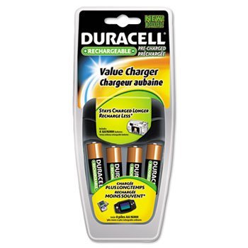 Duracell® Value Battery Charger with Four Pre-Charged Want It All