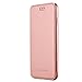 iPhone 8 Plus Case,iPhone 7 Plus Case, LONTECT Slim PU Leather Folio Flip Case with Card Slot & Clear Soft TPU Back Cover for Apple iPhone 8 Plus/iPhone 7 Plus - Rose Gold