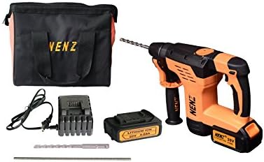 NENZ NZ-80D 20V Max Brushless SDS Rotary Hammer with 2 Lithium batteries