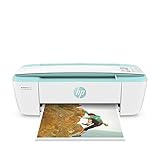 HP DeskJet 3755 Compact All-in-One Wireless Printer, HP Instant Ink & Amazon Dash Replenishment ready - Seagrass Accent (J9V92A)