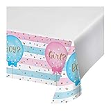 Creative Converting 336690 PLASTIC TABLECOVER BORDER PRINT, 54" X 102", 0.01x102x54inc, Multicolor