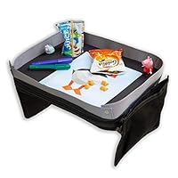 Modfamily Kids E-Z Travel Tray for Kids - Works with Any Car Seat and Wraps Around Child