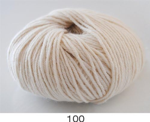 100% Luxurious Baby Alpaca Wool/Yarn from Peru, Fawn Cream, 100 DK 50g,