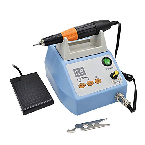 Nail Drill Machine,Fencia 50000RPM Brushless Manicure Grinding Machine Jewelry Carving Polishing Dental Lab Grinder 110V