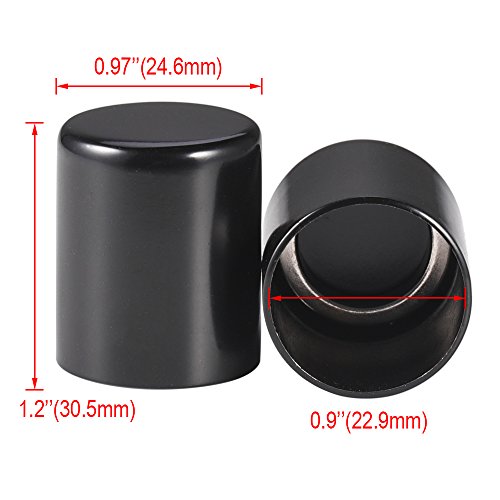 Amazicha 4 PCS Black Docking Hardware Cover Kit for Harley Road King Street Glide 2009-2019