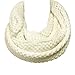 Wrapables Thick Knitted Winter Warm Infinity Scarf, Snow White