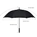 Atree Dual Layer Windproof& Waterproof Golf Umbrella 62inch Large Oversize Auto Open Straight Umbrella Durable and Strong Enough (Blue)