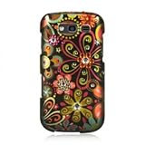 DreamWireless SDASAMBLAZEBKMTFL Samsung Galaxy Blaze 4G Spot Diamond Case, Black Multi Flower