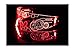 Neon Nightlife LED Light Up Glasses, Red | Cyberpunk Goggles, Rezz Visor Robocop Futuristic Electronic Lights