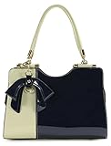 Scarleton Elegant Two Tone Satchel H14230219 - Off White/Navy