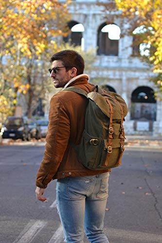 evervanz outdoor canvas backpack