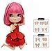 Dream fairy ICY dolls Fortune Days Toys 12 inch nude doll with natural skin and small breast joint body like blythe. (BL2476, 30cm)