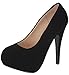 Forever Link Women's Sunset-89 Suede Closed Toe Dress Pumps