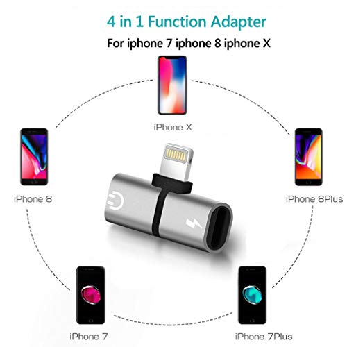 image for IWFYAN Headphones Adapter for iPhone Earphone Cable Connector Compatib
