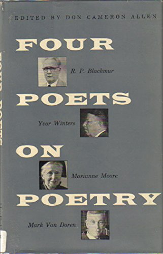 Four Poets on Poetry (The Percy Graeme Turnbull Lectures)