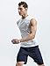 Liberty Imports Pack of 5 Men's Stretch Cool Dry Muscle Tank Tops Athletic Crewneck Sleeveless Workout Shirts