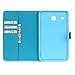 UUcovers Case for Samsung Galaxy Tab E 8.0 Inch 2016 released Tablet SM-T377A/T377V/T377P/T375/T378 Slim PU Leather Folio Stand TPU Back Shockproof Wallet Cover with Card Pockets, Rainbow Lotus Flower