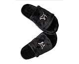 Victoria's Secret PINK Cozy Soft Slippers Pure Black (Small)