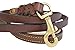 Soft Touch Collars Leather Braided Dog Leash, Brown 4ft x 1/2 Inch Wide, Recommended for Small Dogs