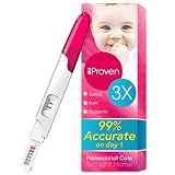 One Step HCG Urine Pregnancy Test - Midstream HCG Fertility Test - Do It Yourself Home Pregnancy Tests (DIY) - Trying To Conceive (TTC) - iProven FMH-139 - 3 Pregnancy Tests