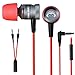 GranVela G10 3.5mm Jack Earphones With Microphone - Retail Packaging - Red