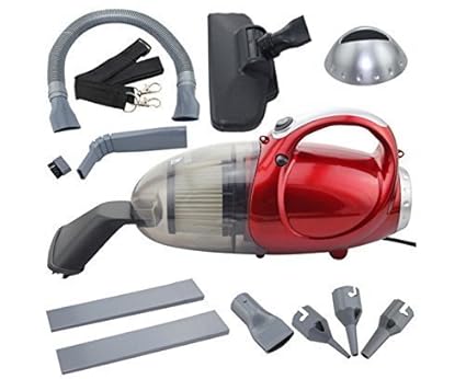 Gadgetronics Plastic Vacuum Cleaner for Home and Car Blowing and Sucking, 220-240 V, 50 HZ, 1000W, Medium, Red (Red)