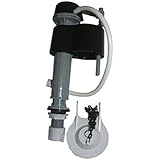 LASCO 04-4059 Toilet Ballcock with Anti-Syphon Magnus Plastic Adjustable 8-Inch to13-Inch Fill Valve Kit with Refill Tube, Nut and Flapper