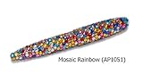 Mosaic Rainbow Crystal Rhinestone Roller Ball Pen