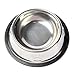 Pet Food Bowl Stainless Steel Non Skid Pet Paws Doodler Dish Is Perfect for a Small Dog Cat Kitten Puppy (2 bowls per order)