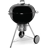Weber 16401001 Original Kettle Premium Charcoal Grill, 26-Inch, Black