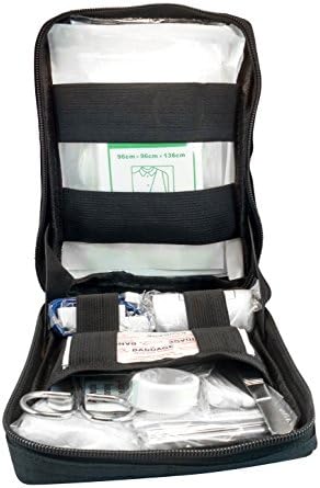 Compact First Aid Kit for Camping. Fully Stocked with Molle Attachments for Travel, Hiking, Emergencies, Survival, Bug-Out-Bags, by Dagger Defense