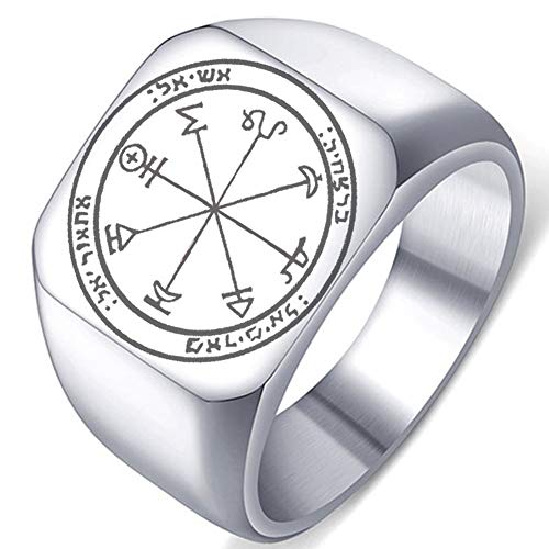 Detailed Engraved First Pentacle of Mars for