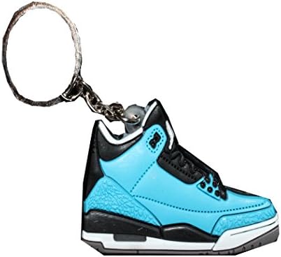 One Stop Discount Shop® - Air Jordan 3 Basketball Jumpman Key Chain in Light Blue