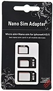 4 in 1 Nano SIM Card Adapter Converter Kit to Micro/Standard