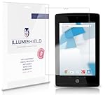 iLLumiShield - HP Slate 7 Extreme Screen Protector Japanese Ultra Clear HD Film with Anti-Bubble and Anti-Fingerprint - High Quality (Invisible) LCD Shield - Lifetime Replacement Warranty - [3-Pack] OEM / Retail Packaging