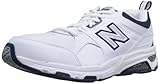 New Balance Men’s MX857 Cross-Training Shoe,White/Navy,14 4E US, Shoes Direct