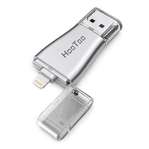 HooToo iPhone iPad Flash Drive 32GB USB 3.0 Memory Stick with Extended Lightning Connector for iPod iOS Windows Mac, External Storage Expansion