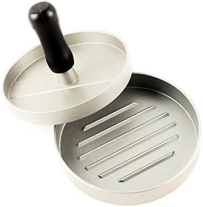 Culinerro - Hamburger Press Aluminum Burger Press - Heavy Duty Non-Stick Hamburger Patty Maker - Non-Stick Coating- Best Rated BBQ Grill Tool Accessories