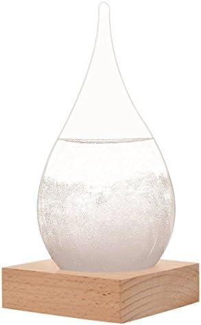 Small Storm Glass Weather Predictor: Creative &amp; Stylish Mini Weather Barometer and Forecast Bottle - Elegant Desktop Decor, Unique Gift for Any Occasion