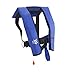 Inflatable Life Jacket Life Vest for Adult Manual (Blue)