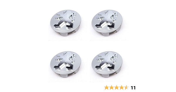 4 x Peugeot 60 mm Buje tapas Buje Tapa Tapacubos Llanta ...