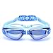 Performance Swimming Goggles, Men, Women, Youth UV Protection, Anti Fog Clear Vision, lenses mirrored,non leaking, Comfort fit Swimming Goggles with Quick Release Strap and Protective Case