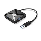 iMagitek Portable High Speed 4-Port USB 3.0 Data Hub for Computer and Laptop