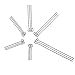 VALYRIA 1500pcs Stainless Steel Eye Pins Findings Head Pins 20mm-50mm(6/8