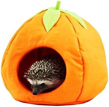 DOCHI QUEEN Soft-persimmon Beds (Cotton) for Hedgehogs, Hamsters and Other Small Animals. Easy to Clean. Machine Washable. Water Washable. Hand-made.HIDE OUT.