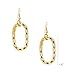 BlingKicks Super Chunky Industrial Mesh Chain Inter-Locked Pretzel Necklace Set with Earrings